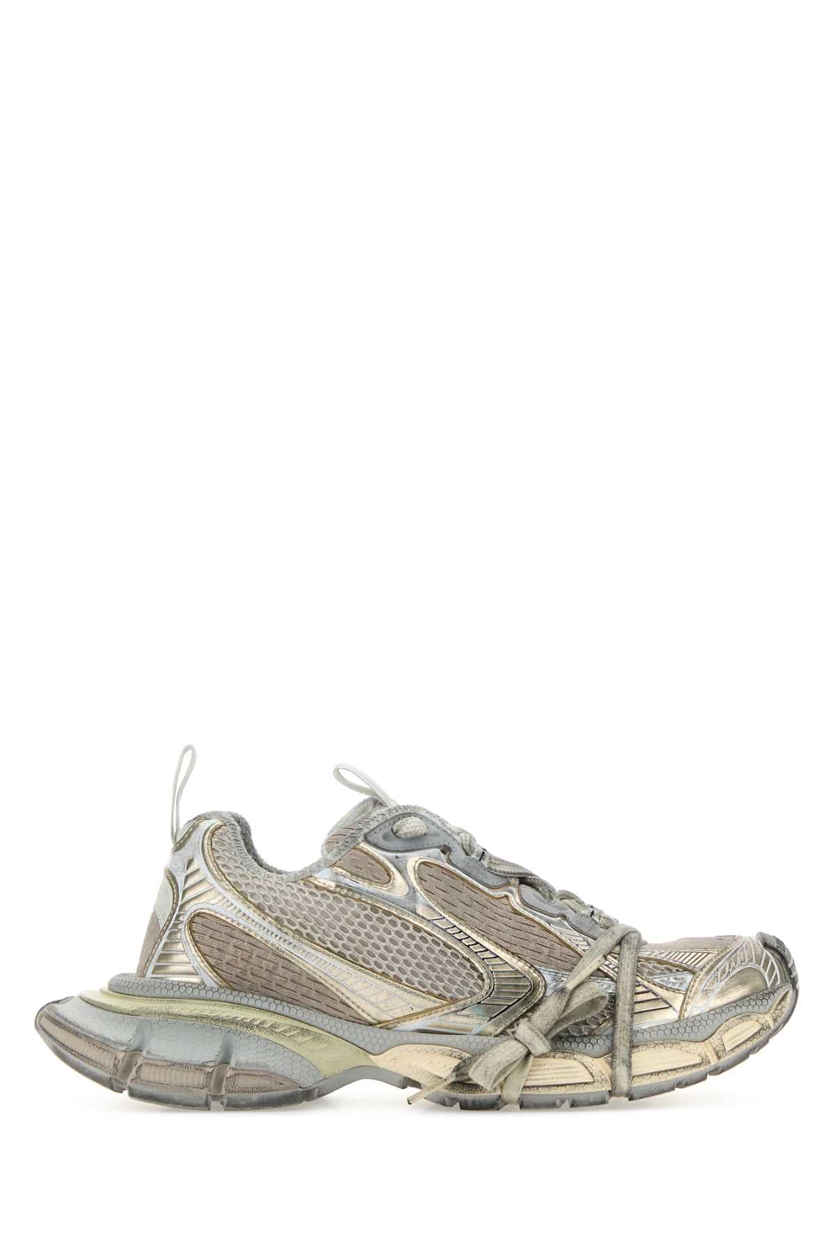 Balenciaga Mesh and Rubber Sneaker — Beige