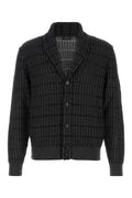 Brioni Collar Cardigan — Gray