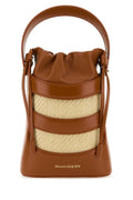 Alexander McQueen Rise Bucket Bag — Brown