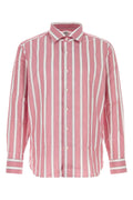 Junya Watanabe Striped Poplin Shirt — Pink