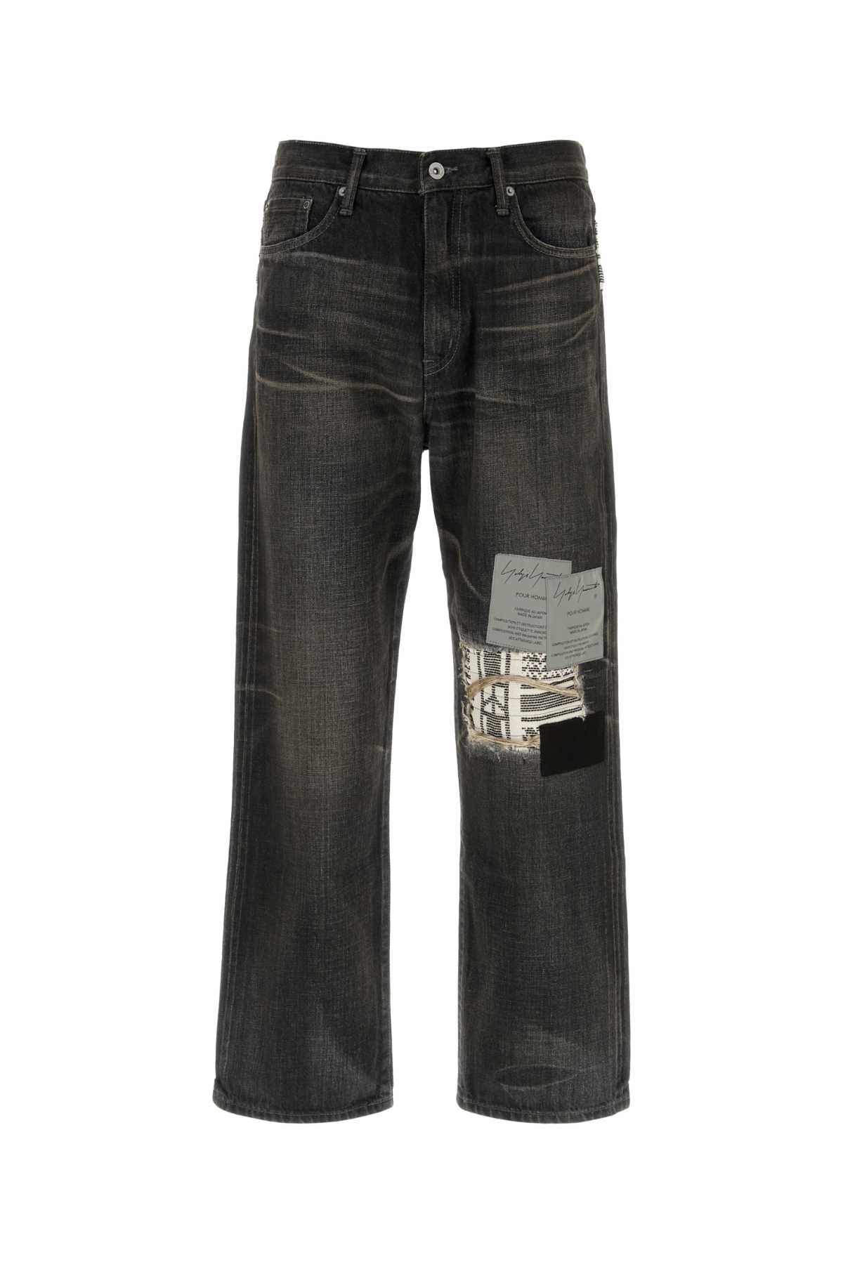 Yohji Yamamoto Savege Jeans — Black