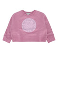 Stella Mccartney Kids Logo-Embroidered Cotton Sweatshirt — Pink