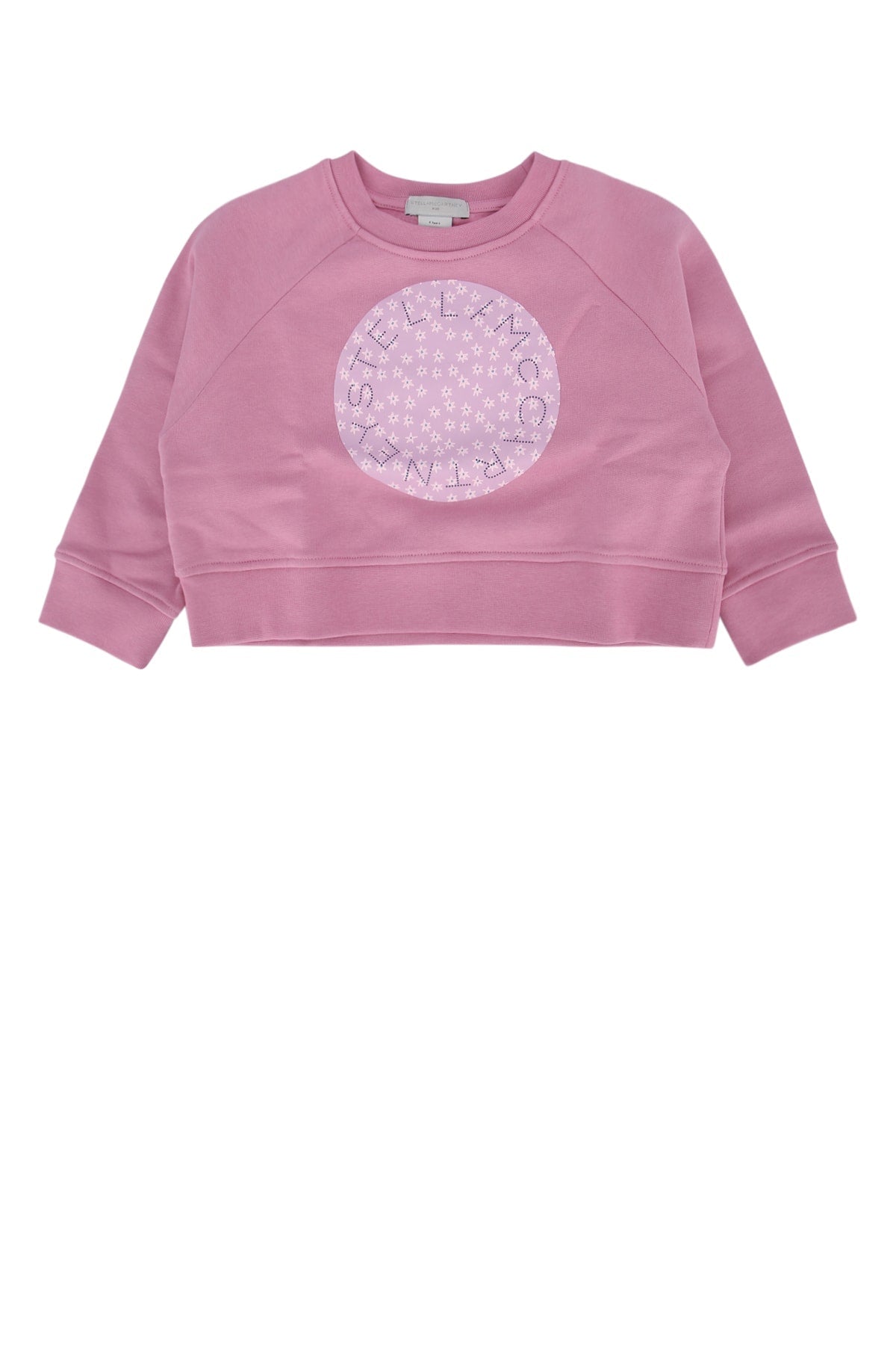 Stella Mccartney Kids Logo-Embroidered Cotton Sweatshirt — Pink