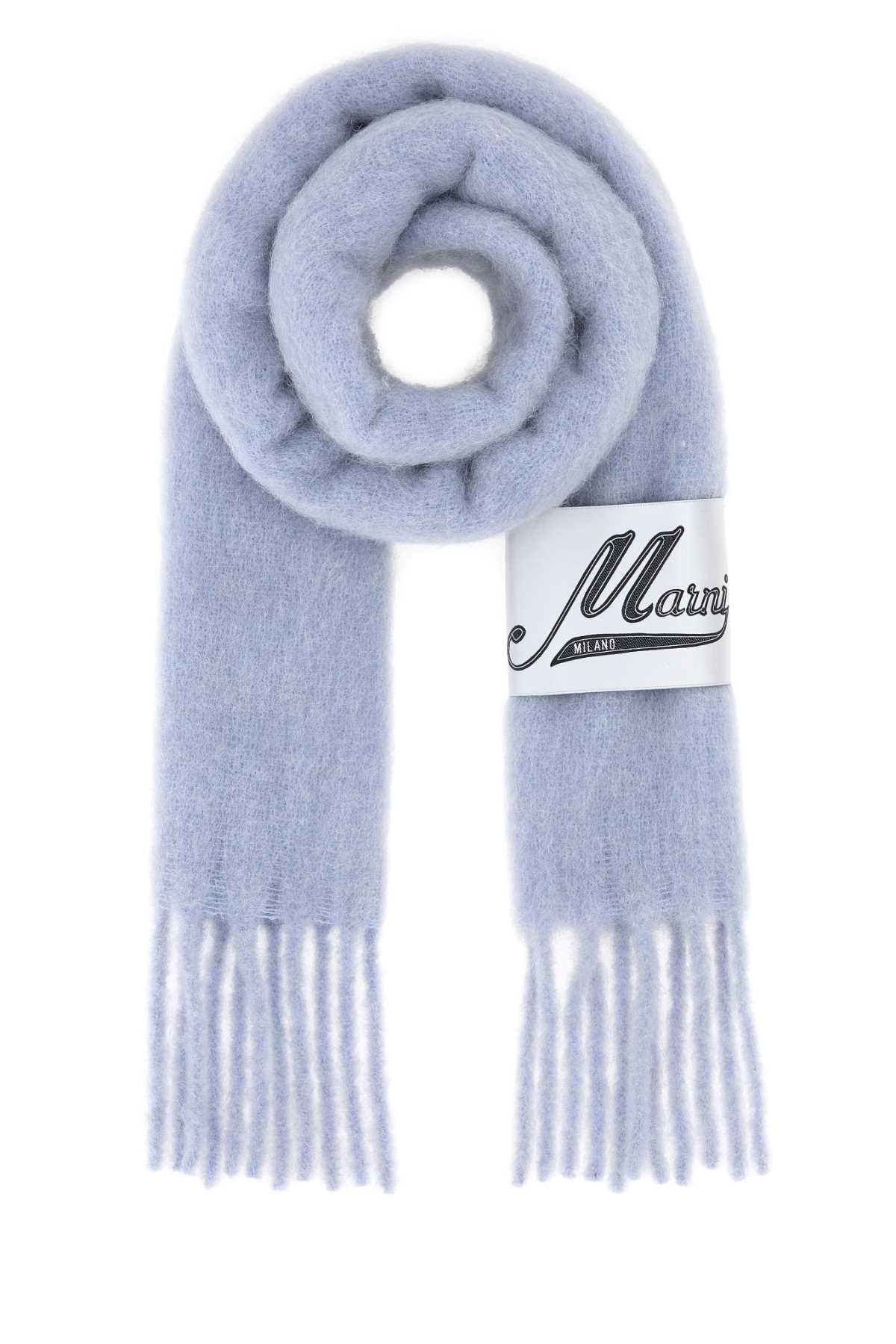 Marni Alpaca Blend Scarf — Blue