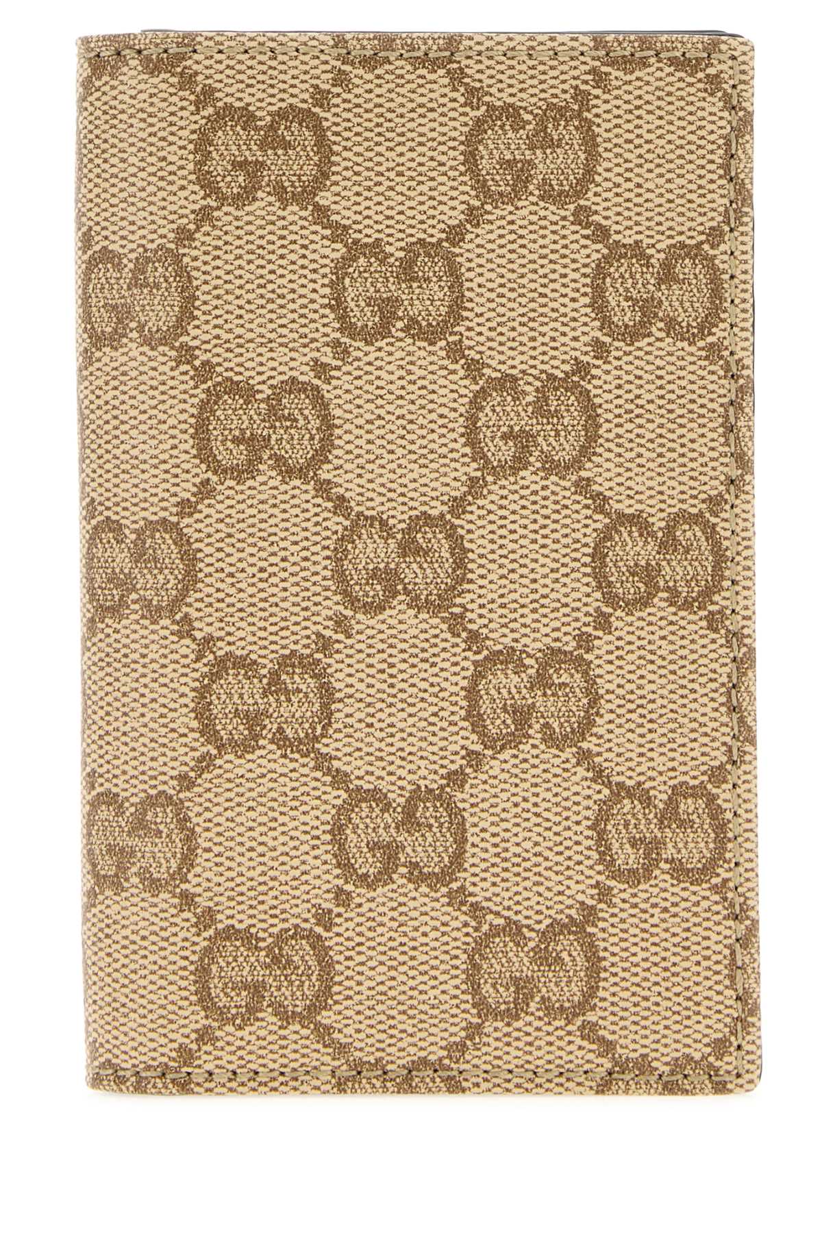 Gucci Card Card Case — Beige