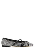 Mach&Mach Square Ballet Flat — Black