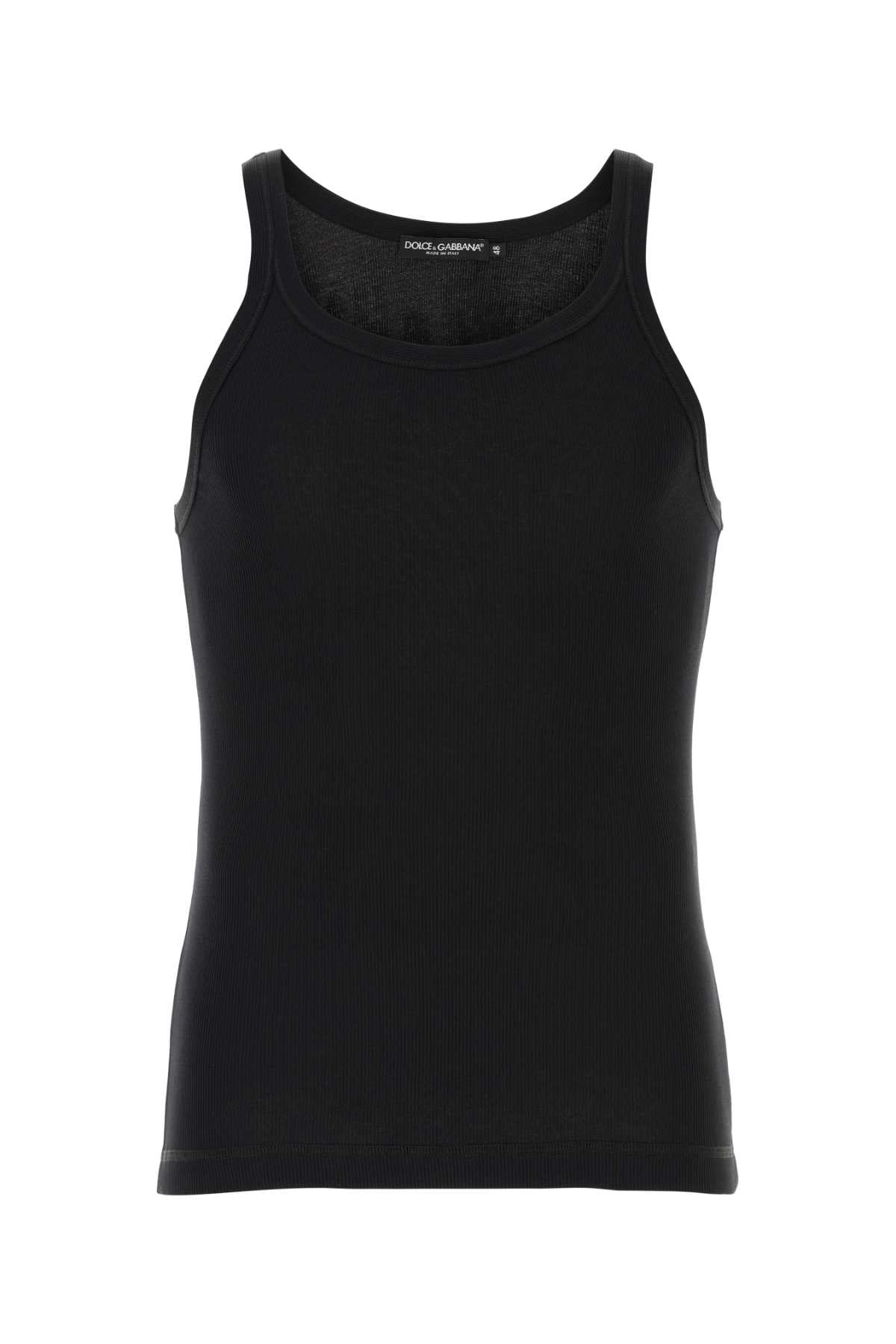 Dolce & Gabbana Cotton Tank Top — Black
