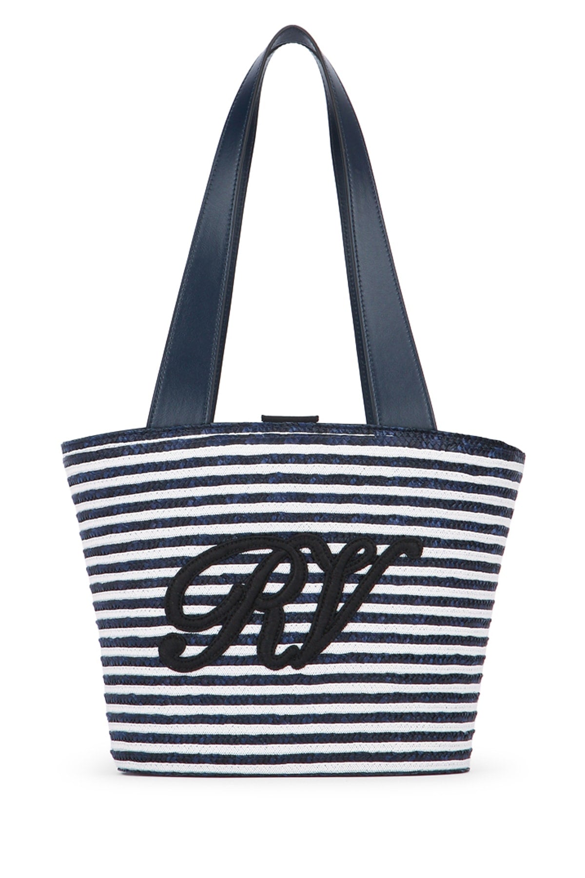 Roger Vivier RV Tote Bag — Navy