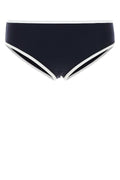 Midnight Blue Stretch Nylon Bikini Bottom Blubianco Intimo