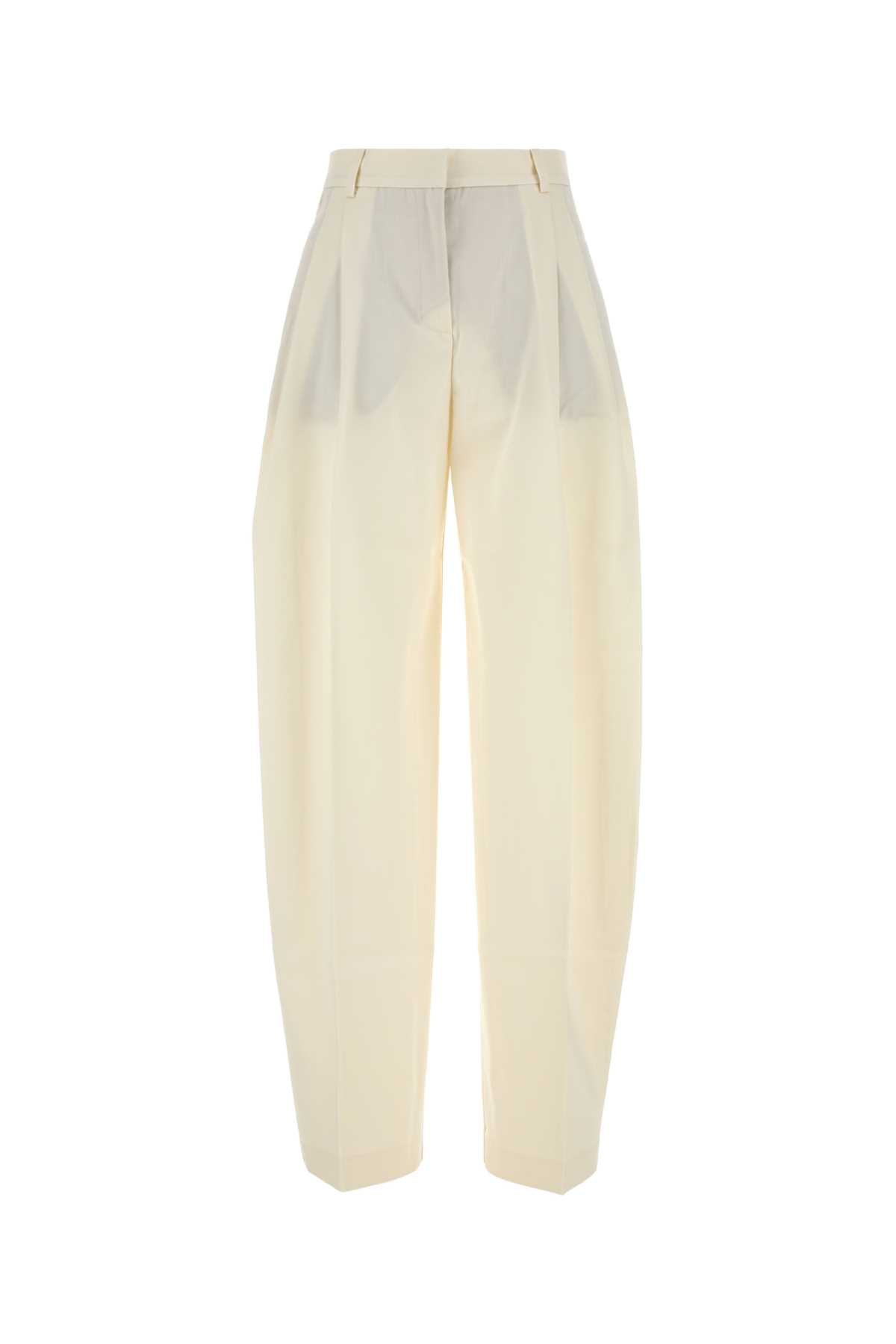 The Andamane Gabardine Trousers — Ivory