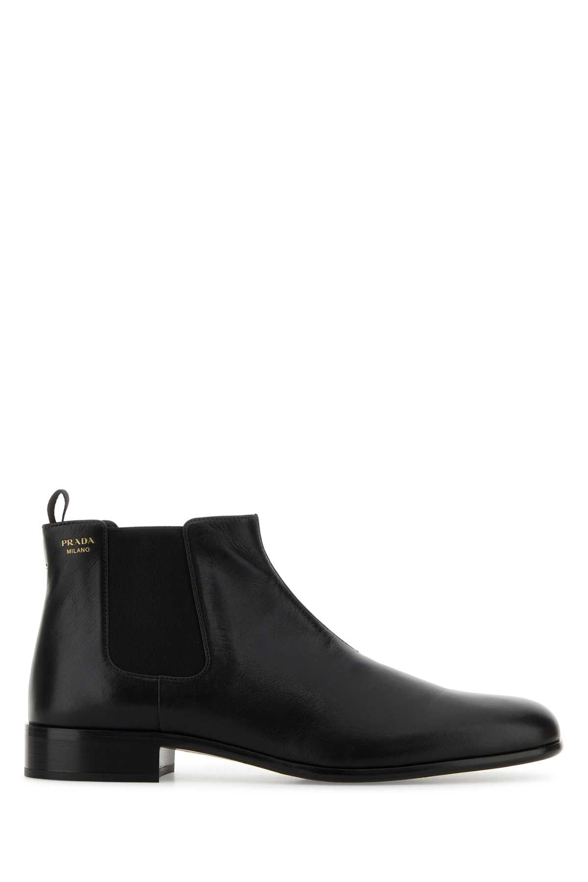 Prada Tronchetti Ankle Boot — Black