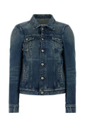 MM6 Maison Margiela Cotton Denim Denim Jacket — Blue