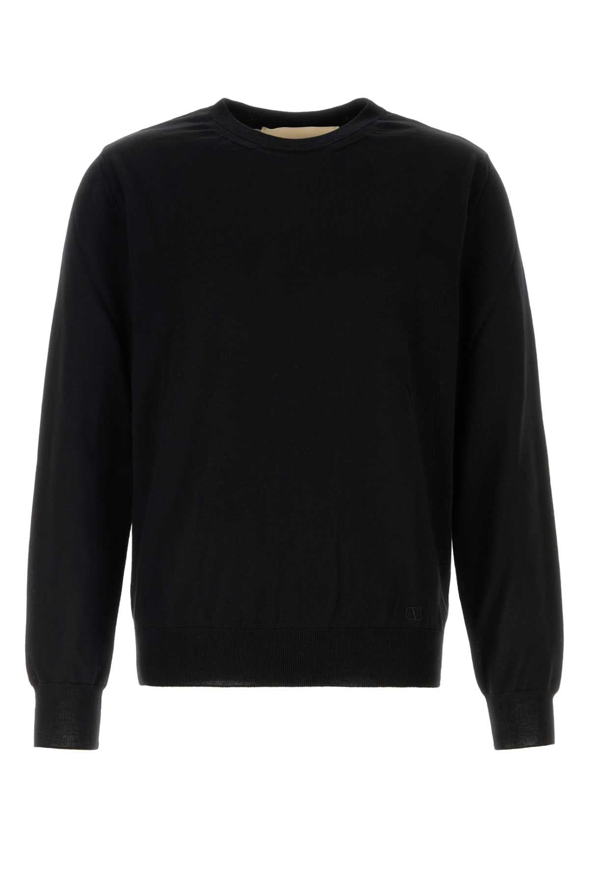 Valentino Garavani Vlogo Sweater — Black