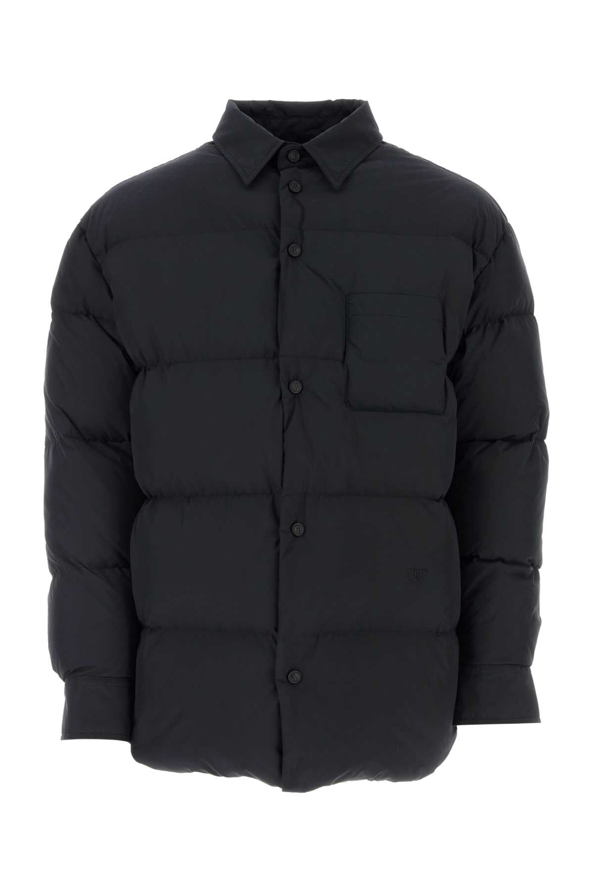 Off-White Quilted Down Down Jacket — Black