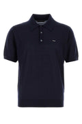Prada Wool Polo Shirt — Navy