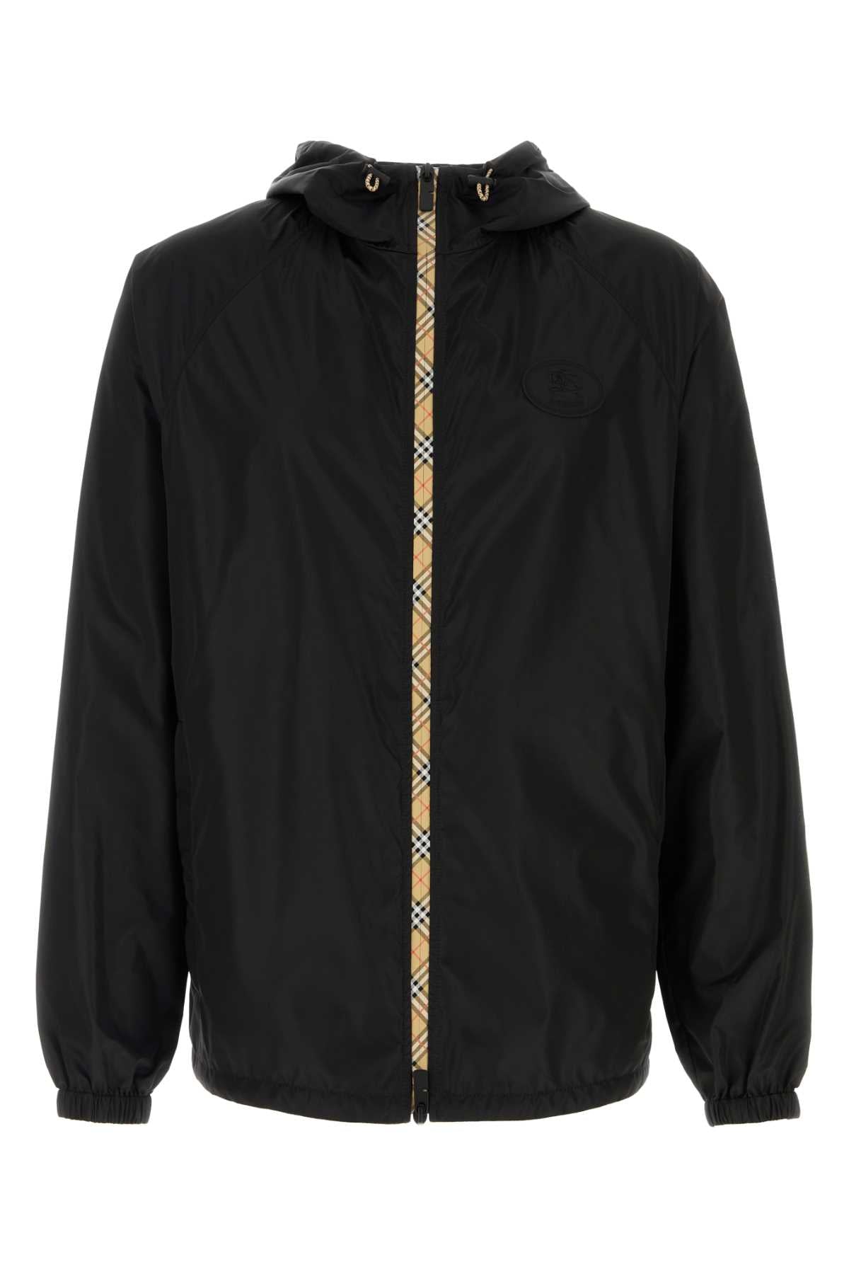 Burberry Nylon Windbreaker — Black