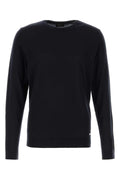 Brioni Wool Crewneck Sweater — Navy