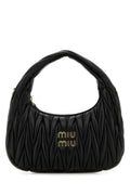 Miu Miu Wander Shoulder Bag — Black