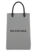 Balenciaga Leather Mini Bag — Gray