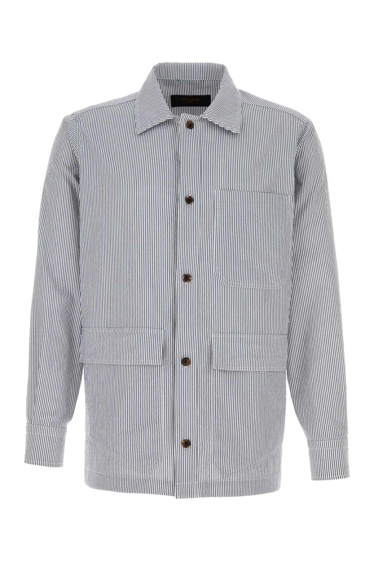 Palto' Seersucker Shirt — Blue