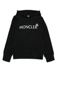 Moncler Jr Sweater Hoodie — Black