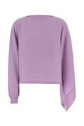 Jil Sander Wool Cape Sweater — Purple