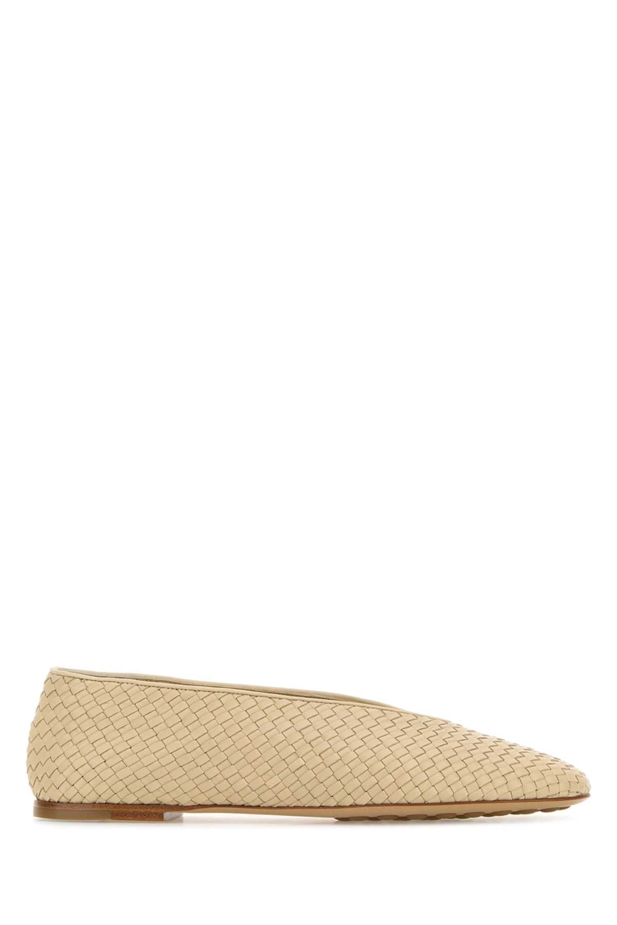 Bottega Veneta Rosa Flat — Beige