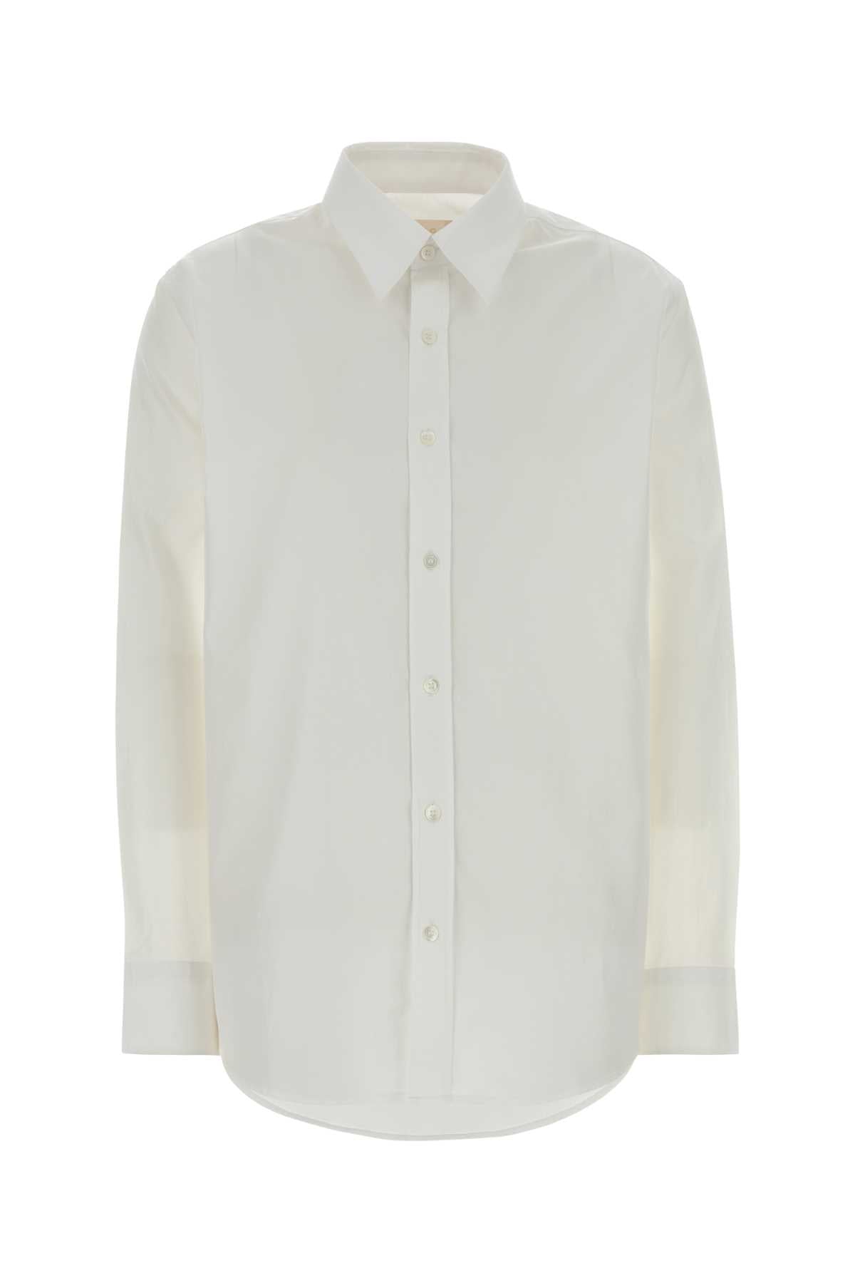 A.P.C. Organic Cotton Poplin Shirt — White