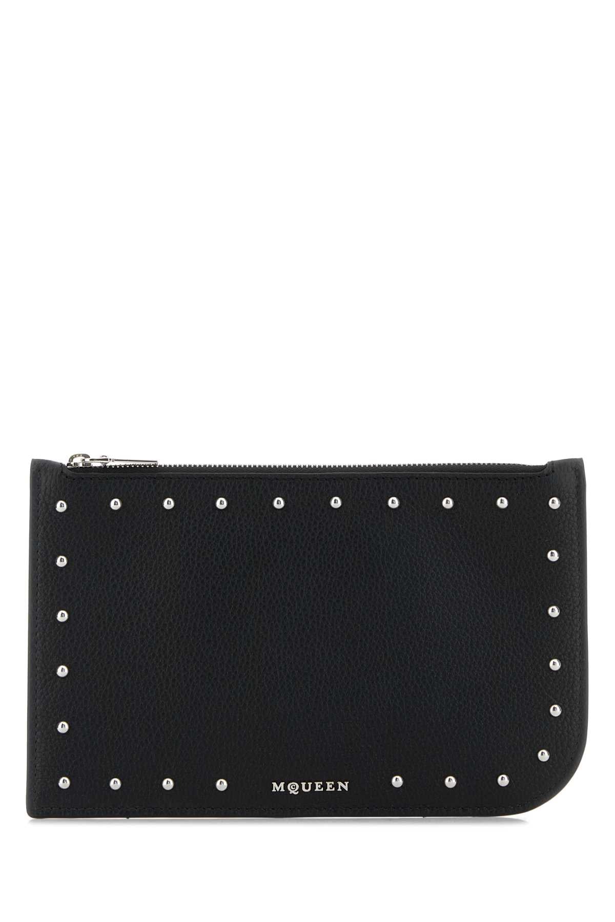 Alexander McQueen Pouch Pouch Wallet — Black