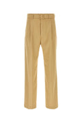 Dries Van Noten Viscose Blend Trousers — Beige