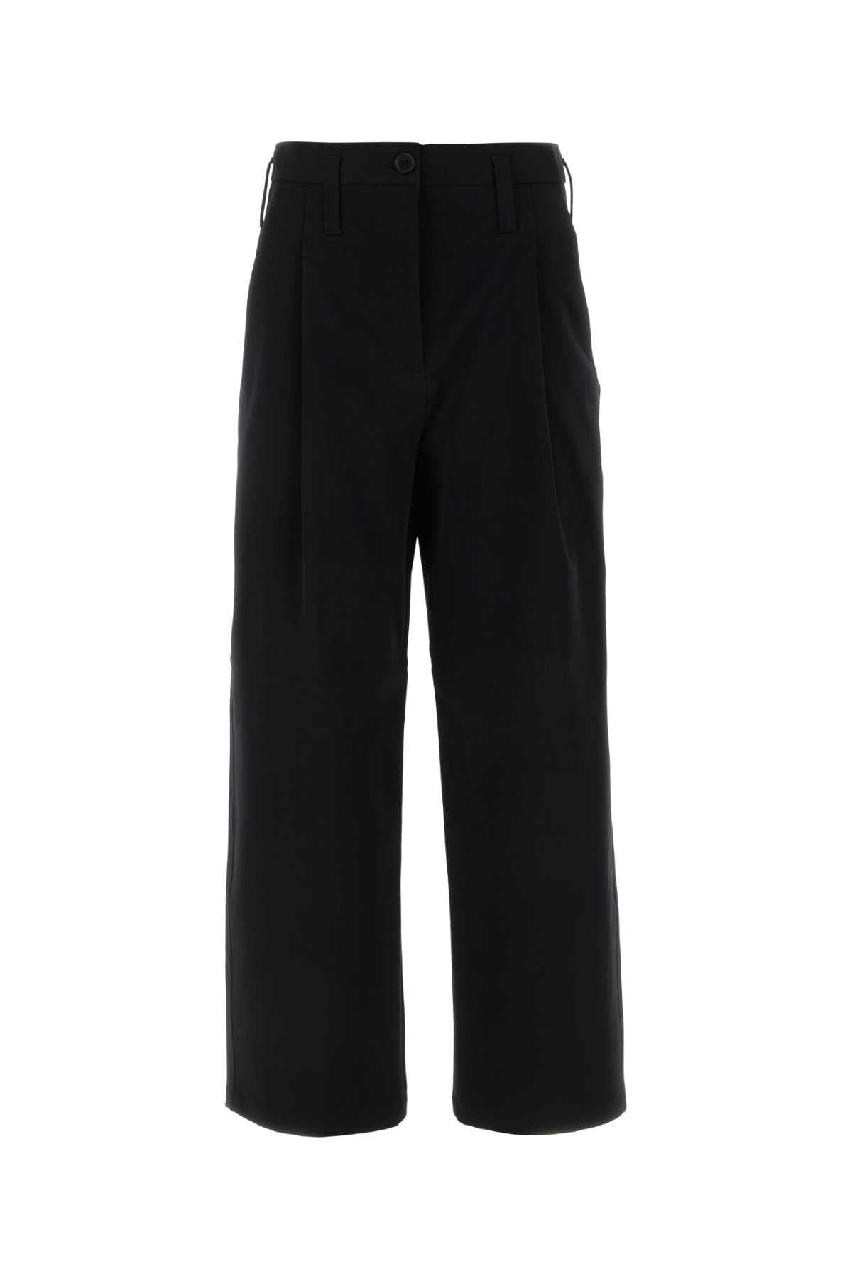 Philosophy Di Lorenzo Serafini Cotton Elastane Trousers — Black