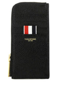 Thom Browne Grained Leather Wallet — Black