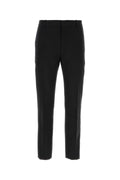 Alexander McQueen Cigarette Trousers — Black