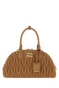 Miu Miu Arcadie Shoulder Bag — Caramel