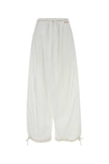 Marni Wide-Leg Poplin Trousers — White