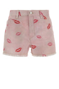 Isabel Marant Etoile Lesia Denim Shorts — Pink