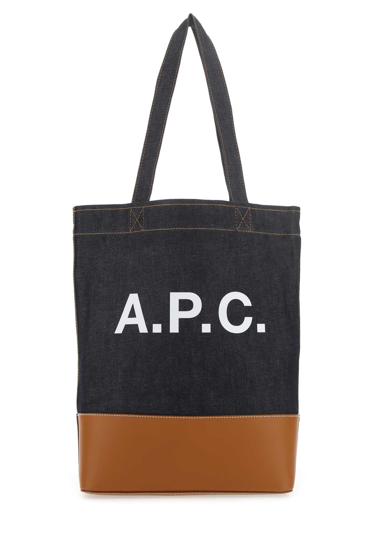 A.P.C. Cohlo Tote Bag — Navy