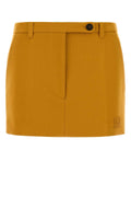 Miu Miu Gonne Mini Skirt — Yellow