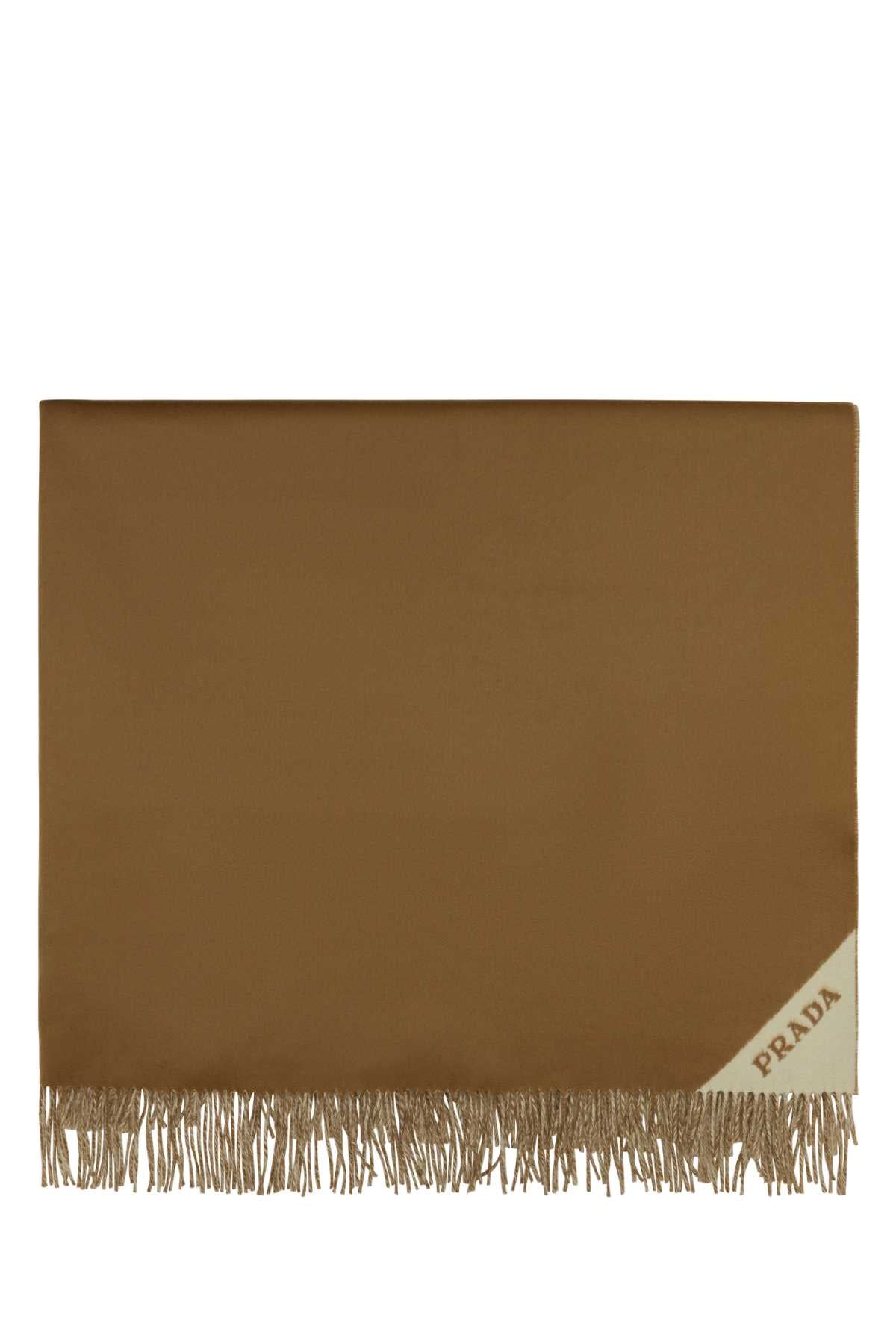 Prada Cashmere Shawl — Beige