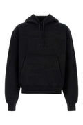 Burberry Embroidered Cotton Blend Sweatshirt — Black