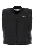 Palm Angels Quilted Nylon Vest — Black