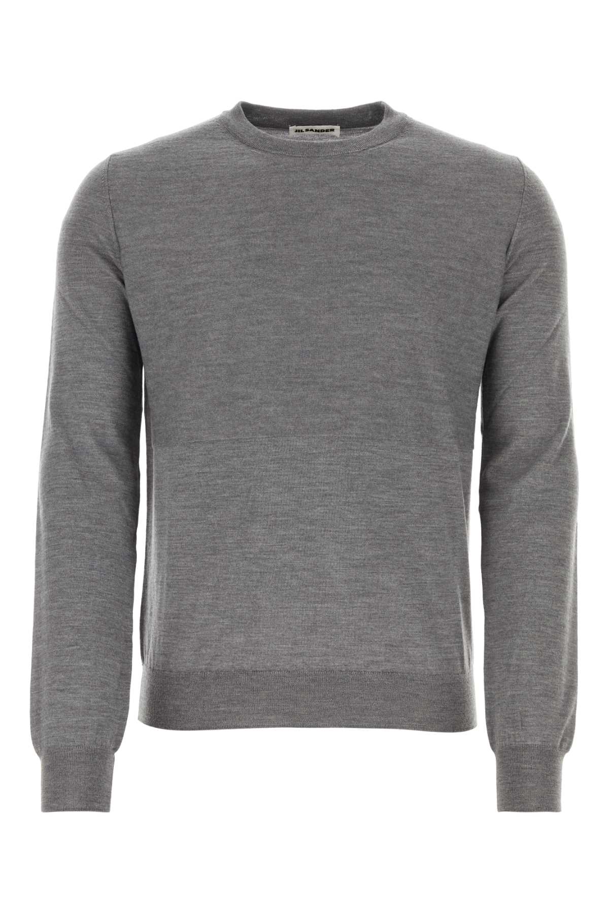 Jil Sander Virgin Wool Sweater — Gray