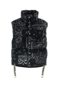Khrisjoy Printed Corduroy Vest — Black