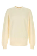 Dolce & Gabbana Textured Virgin Wool Sweater — Beige