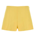Prada Cotton Shorts — Yellow