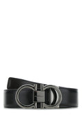 Ferragamo Double Adjus Belt — Black