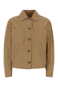 Woolrich Cotton Casual Overshirt — Beige