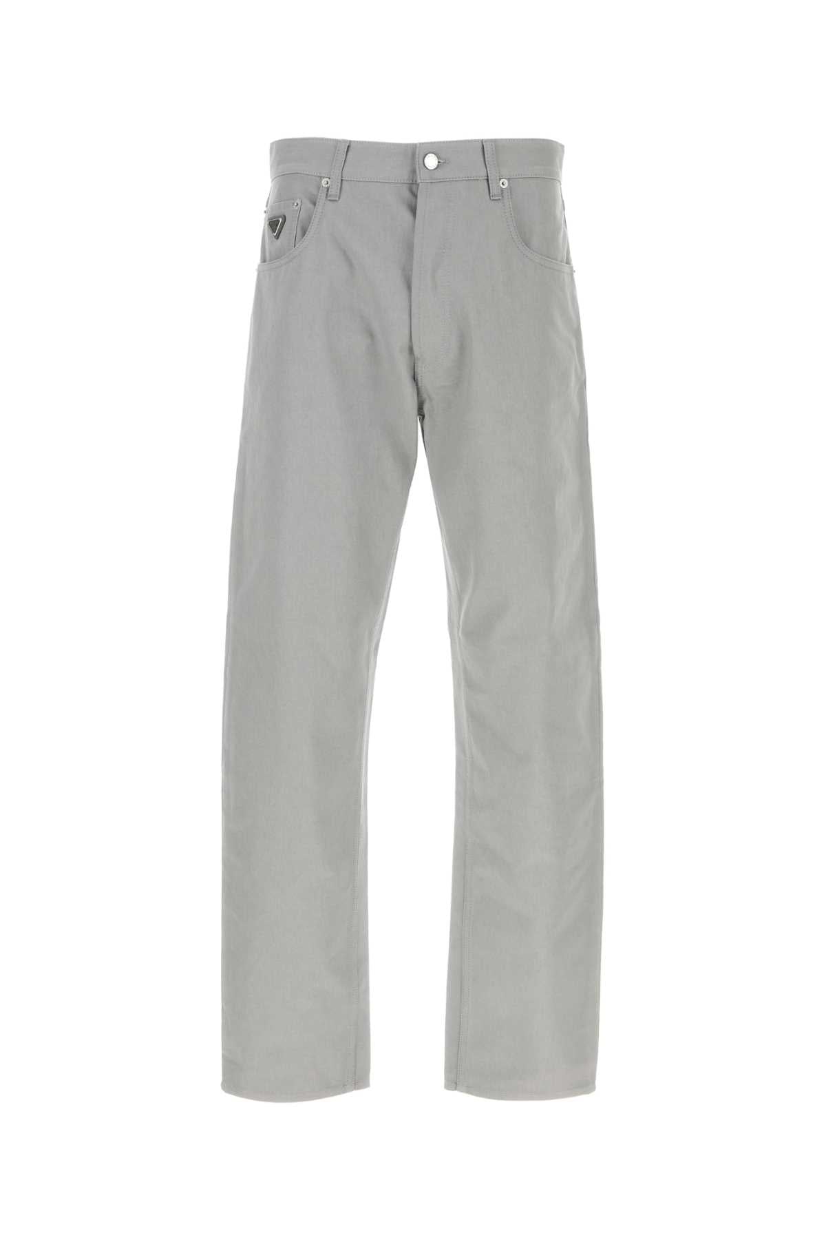 Vaqueros Prada de tela vaquera gris — Gris