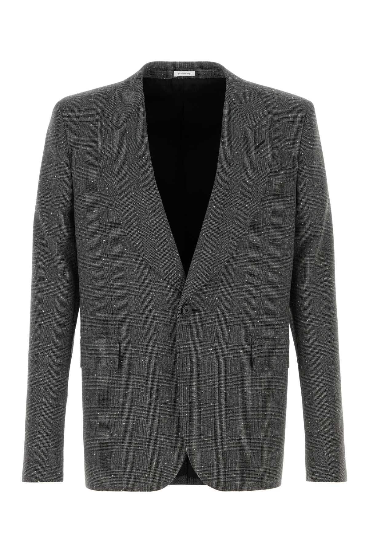 Alexander McQueen Rever Blazer — Gray