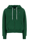 Polo Ralph Lauren Cotton Blend Zip-Up Sweatshirt — Green